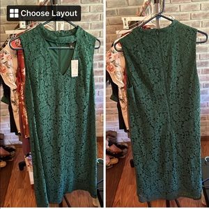 Dress Barn Roz and Ali sheath dress with strap at neck